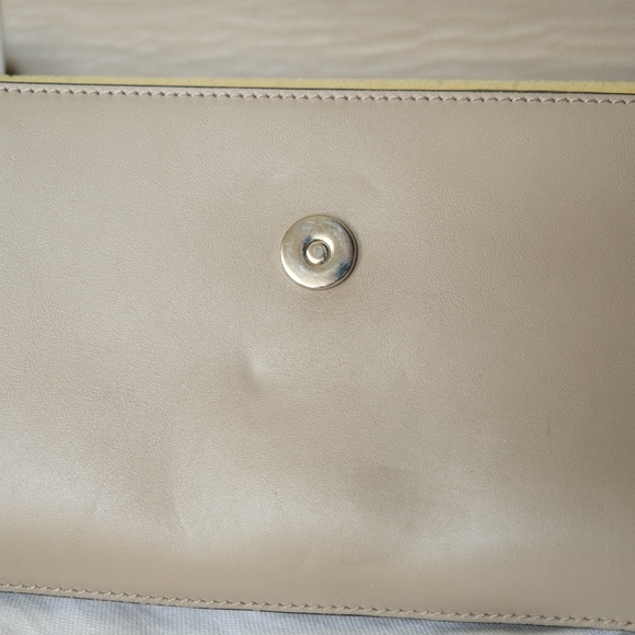 Chloe Faye Crossbody Shoulder Bag Calfskin Grey Leather + Grey Suede - Picture 7 of 8